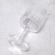 Crystal stemmed glasses