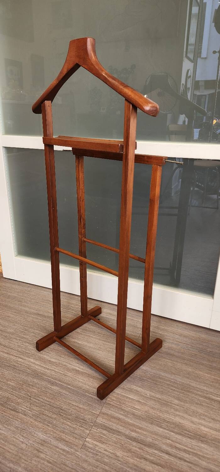 Double valet in solid wood, vintage