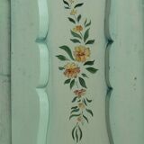 Green hand-painted wardrobe