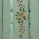 Green hand-painted wardrobe