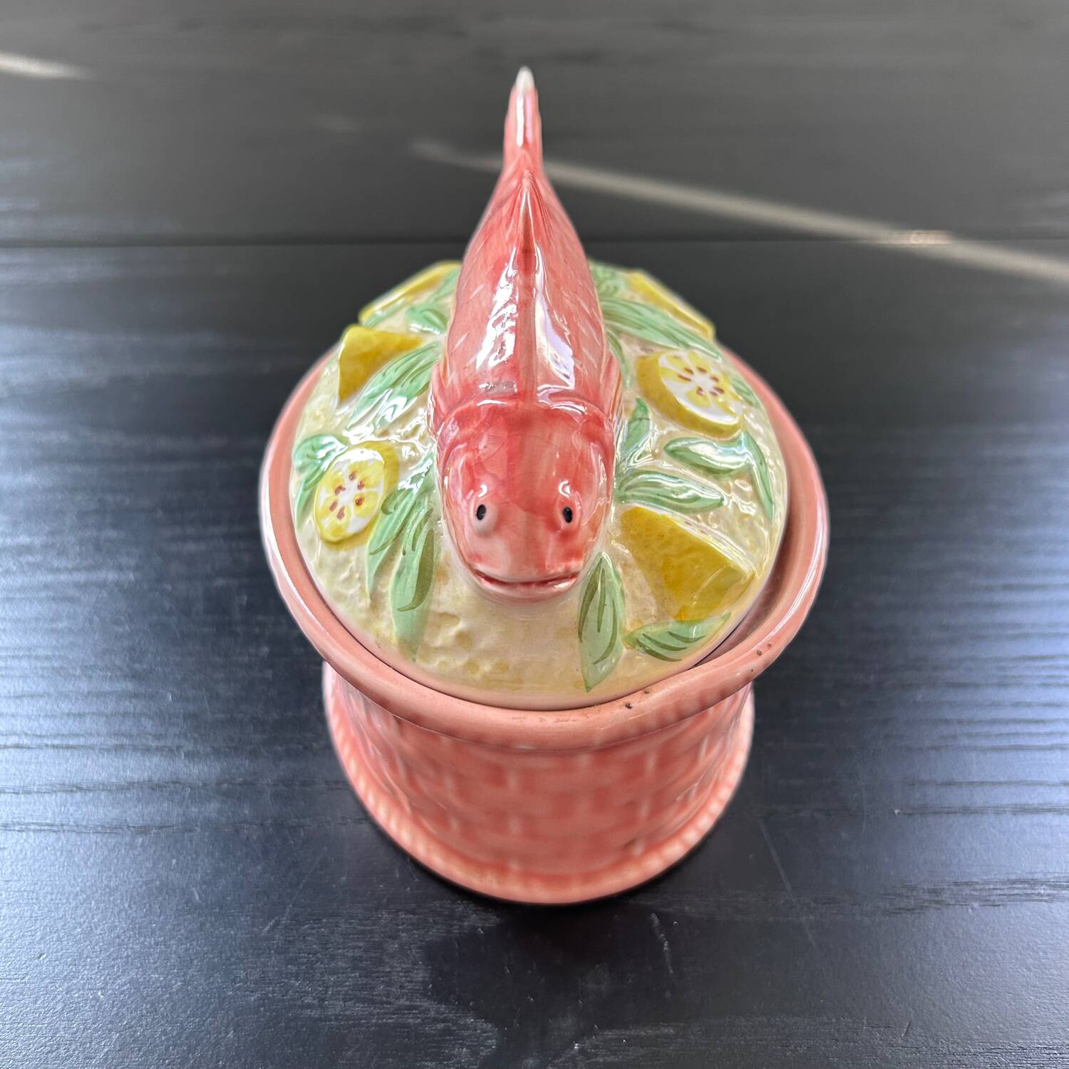 Terrine poisson et citrons en barbotine