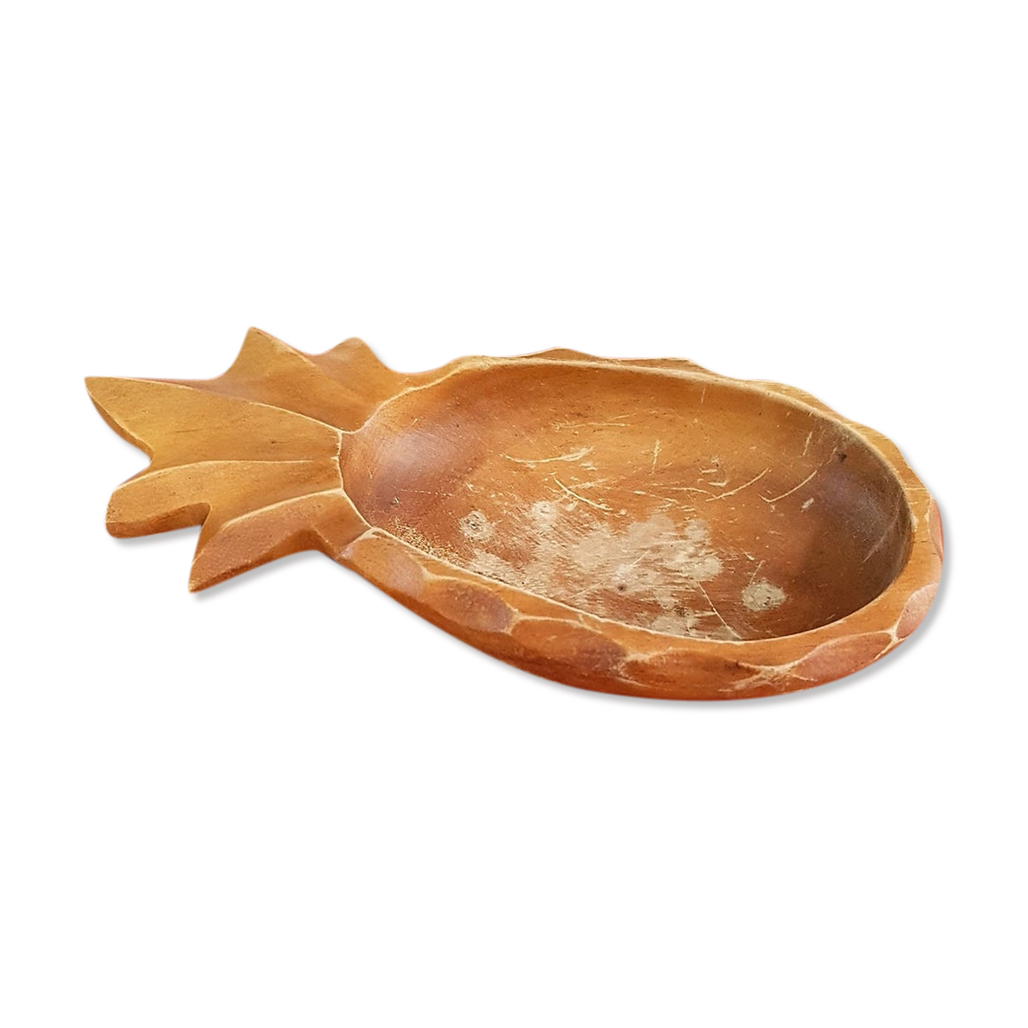 Wooden pineapple-shaped pocket