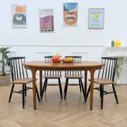 Table à manger McIntosh vintage teck extensible