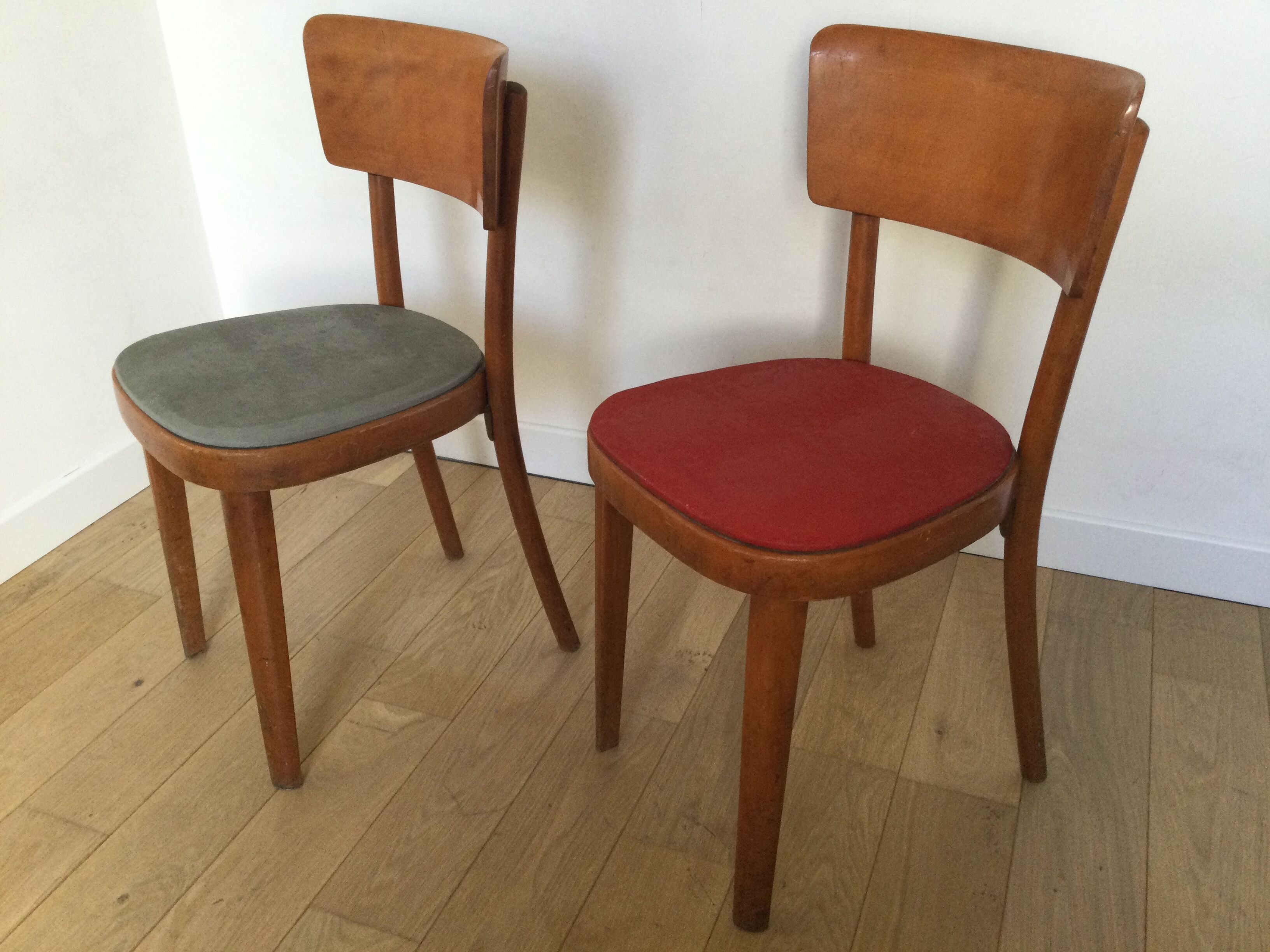Vintage retro bistrot chairs