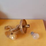 Pair of dolphin brass sconces