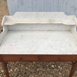 Dressing table Louis Philippe white marble