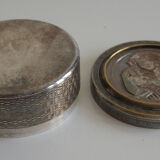 Small engraved metal box innocence