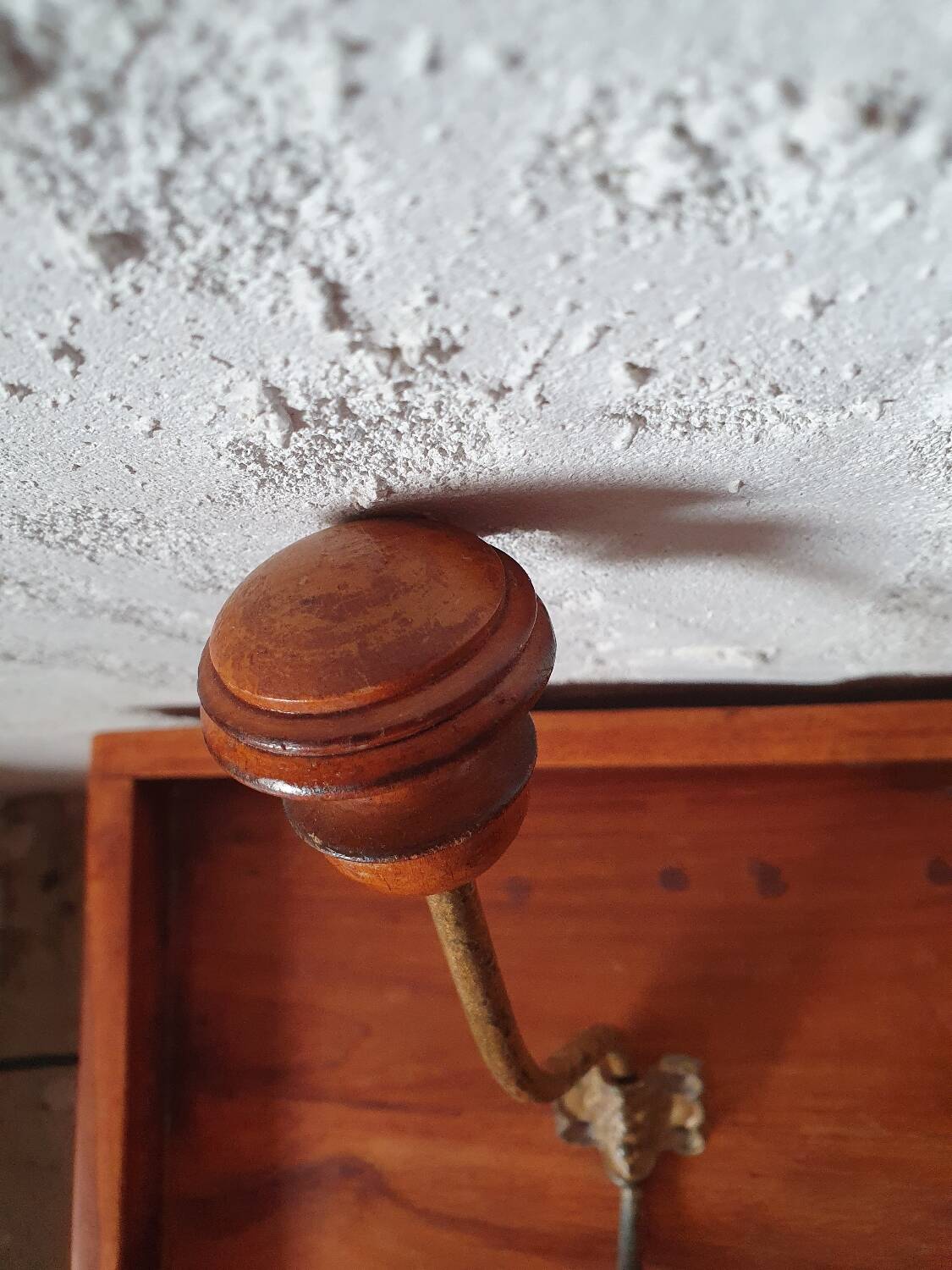 2 coat racks - wall hooks (wood and metal)