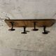 1960s wall-mounted coat rack