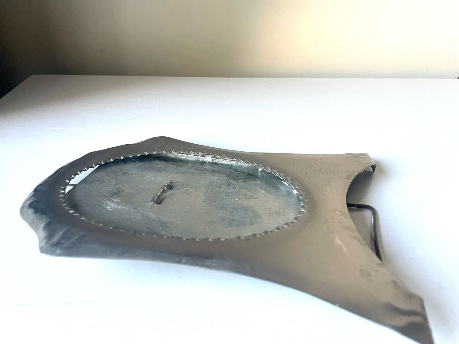 Art nouveau metal picture frame