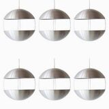 Set of 6 RS50 hanging planters by Poul Cadovius for Royal System.