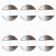 Set of 6 RS50 hanging planters by Poul Cadovius for Royal System.