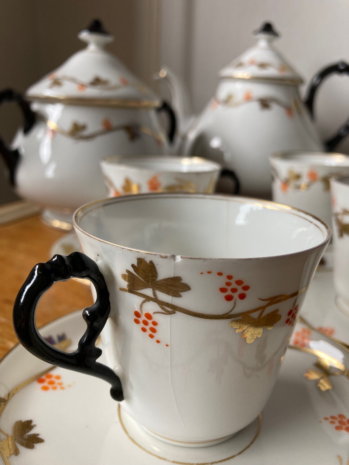 Empire period tea service