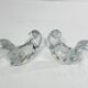Pair of crystal candlesticks