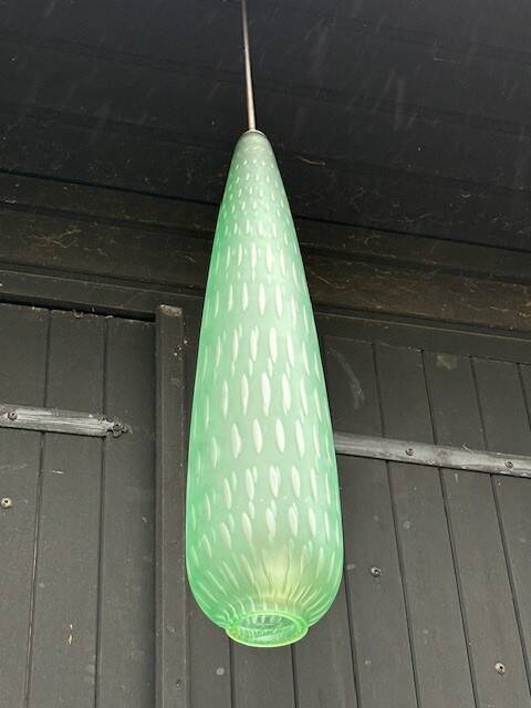 Seguso Vetri D'arte Murano glass pendant light - Italy, 1950s