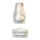 Nose and mouth in plaster of David by Michelangelo
