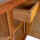 Art Deco oak buffet with crossbars, France, 1940s
