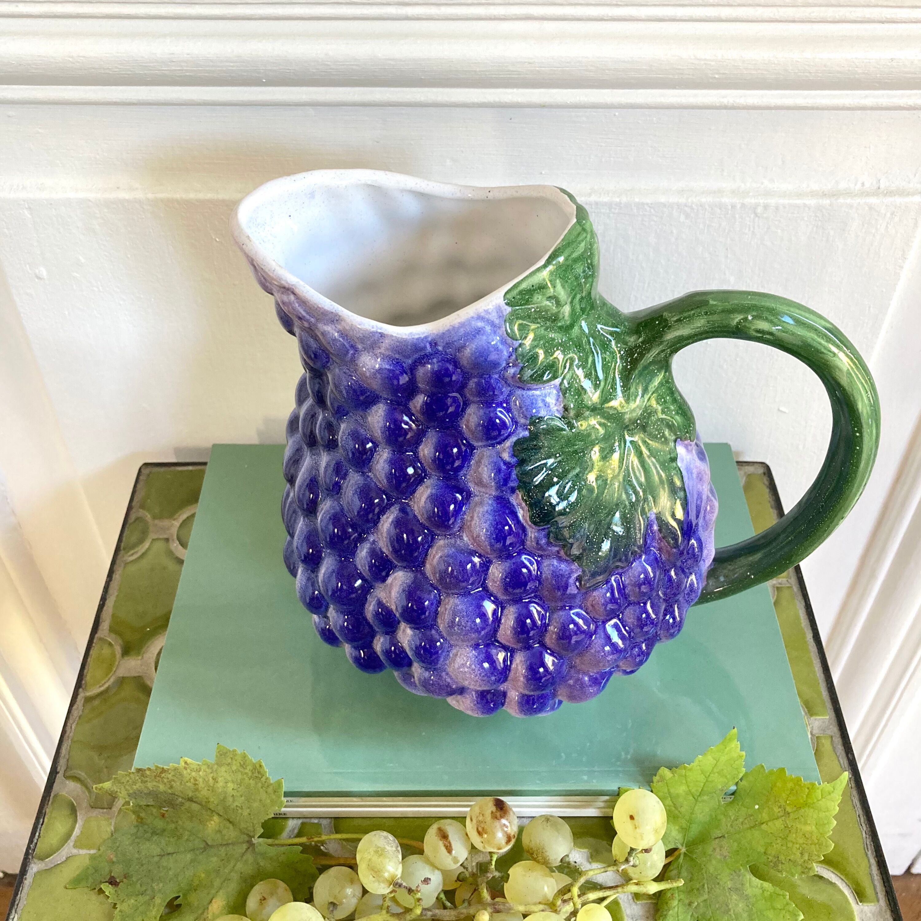 Pitcher grape slurry