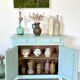 Parisian buffet green mint