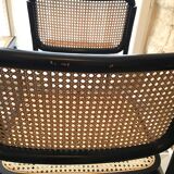 Set of 4 black Marcel Breuer B32 chairs