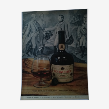 Une publicité Cognac Courvoisier