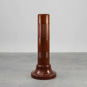 Sculptural Art Deco solid Wooden Pedestal, France ca. 1925
