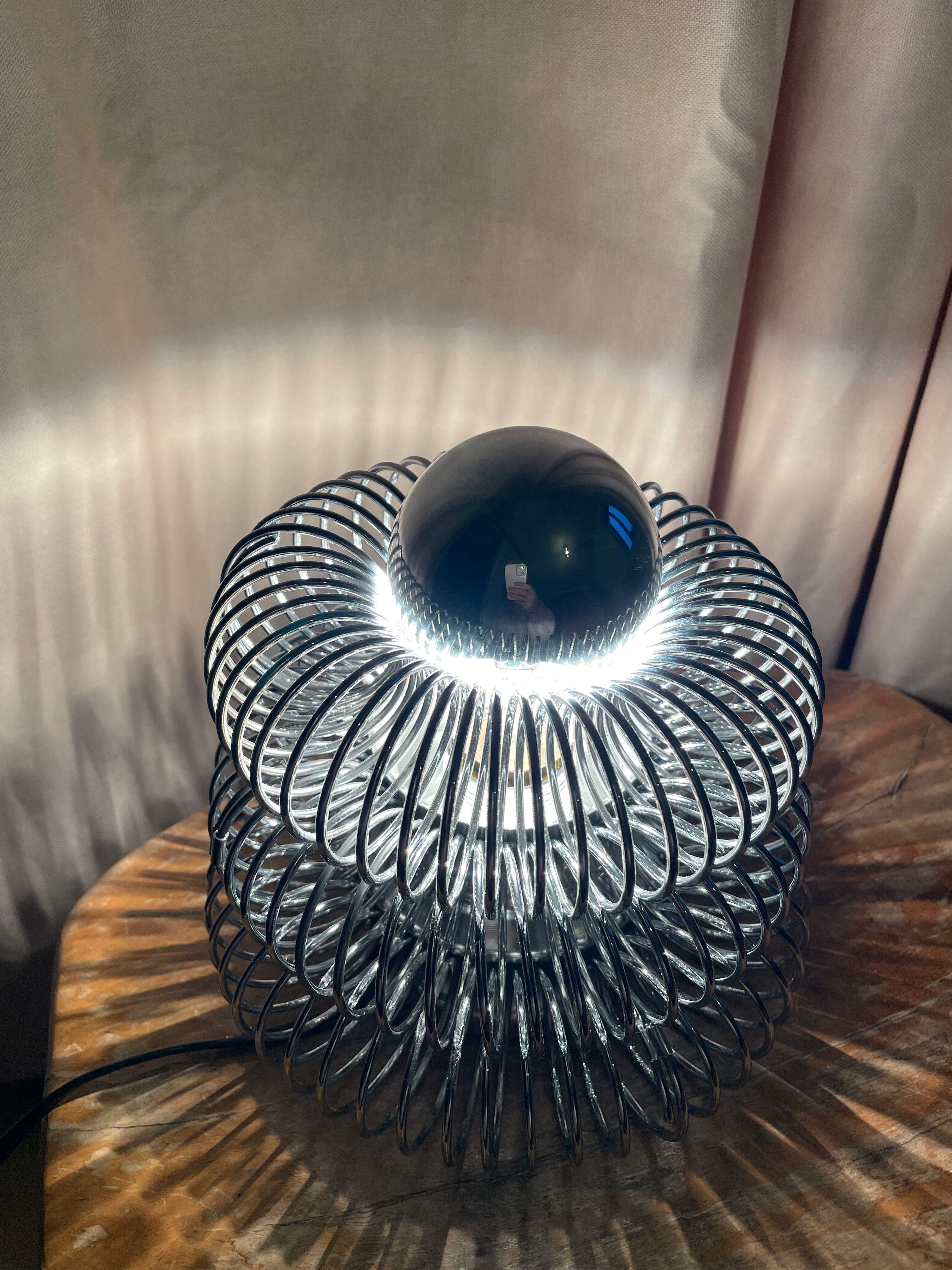 Philippe Rogier spring lamp for Oxar 1970s