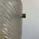 Vintage wall lamp, Murano glass and brass, Italy 1970
