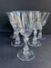 6 Saint Louis wine glasses cut Lozère service stamped
