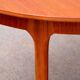 Set Table and 4 built-in chairs Scandinavian vintage 1960