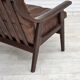 1970s, Danish design by H.J.Wegner, highback armchair, model GE530.
