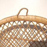 Vintage rattan shelf