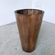 Porte parapluie bois sculpté 1950