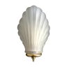 Glass shell sconce