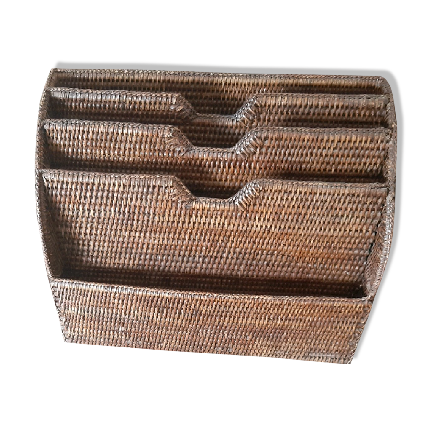 Porte magazine en osier
