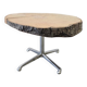Vintage sturdy coffee table / coffee table with solid top
