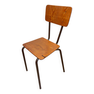 Chaise d’école vintage, 1970