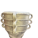 Terracotta pot cache patina bronze