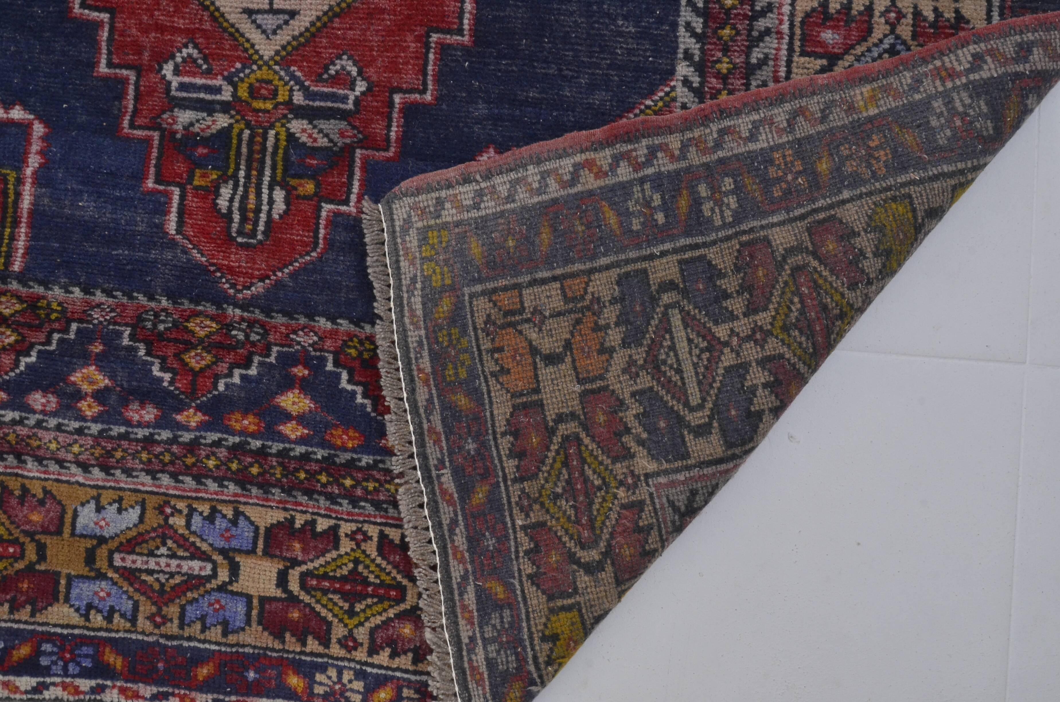 Red & Blue Oushak Rug sku A52