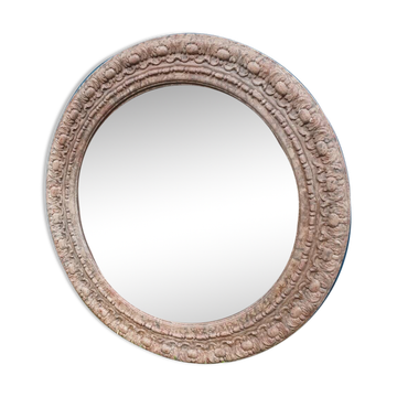 Wooden mirror