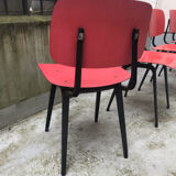 Set of 4 "Revolt" model chairs by Friso Kramer