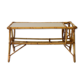 Rattan magazine holder