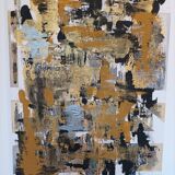 Abstract painting by decorator Erik Huet Alvarez