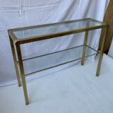 Brass console