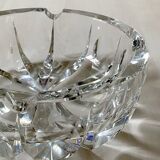 Large Saint Louis crystal pocket emptier or ashtray, ambassador model