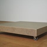 Table basse en céramique et verre, 2000