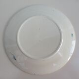 Old plates flat blue décor