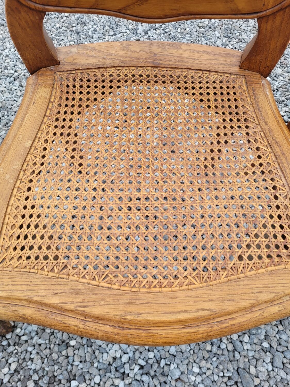 4 Louis XV style chairs cannée