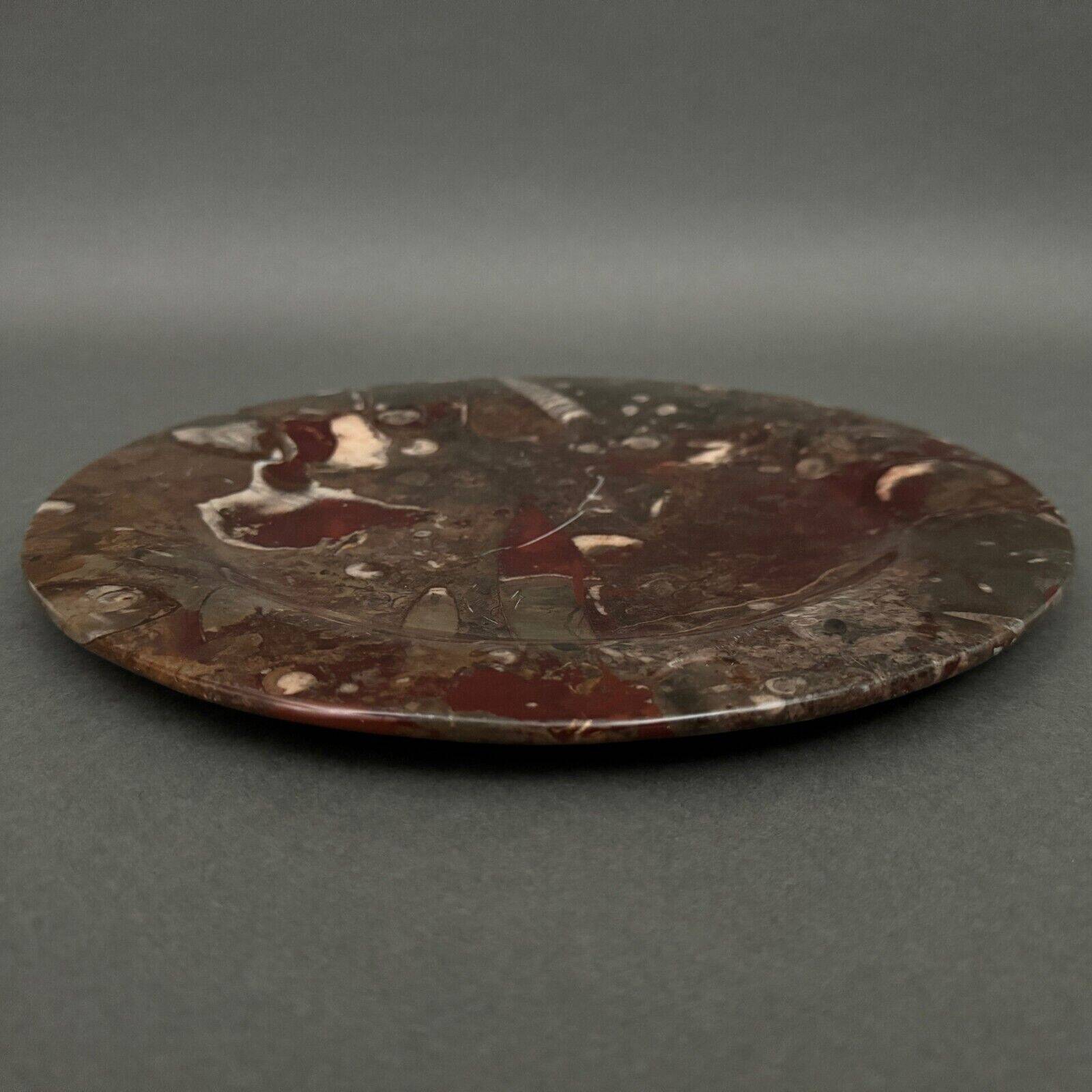 Plat de présentation en marbre coupe à fruits début XXe