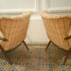 Paire de fauteuil Zig Zag vintage année 50 60